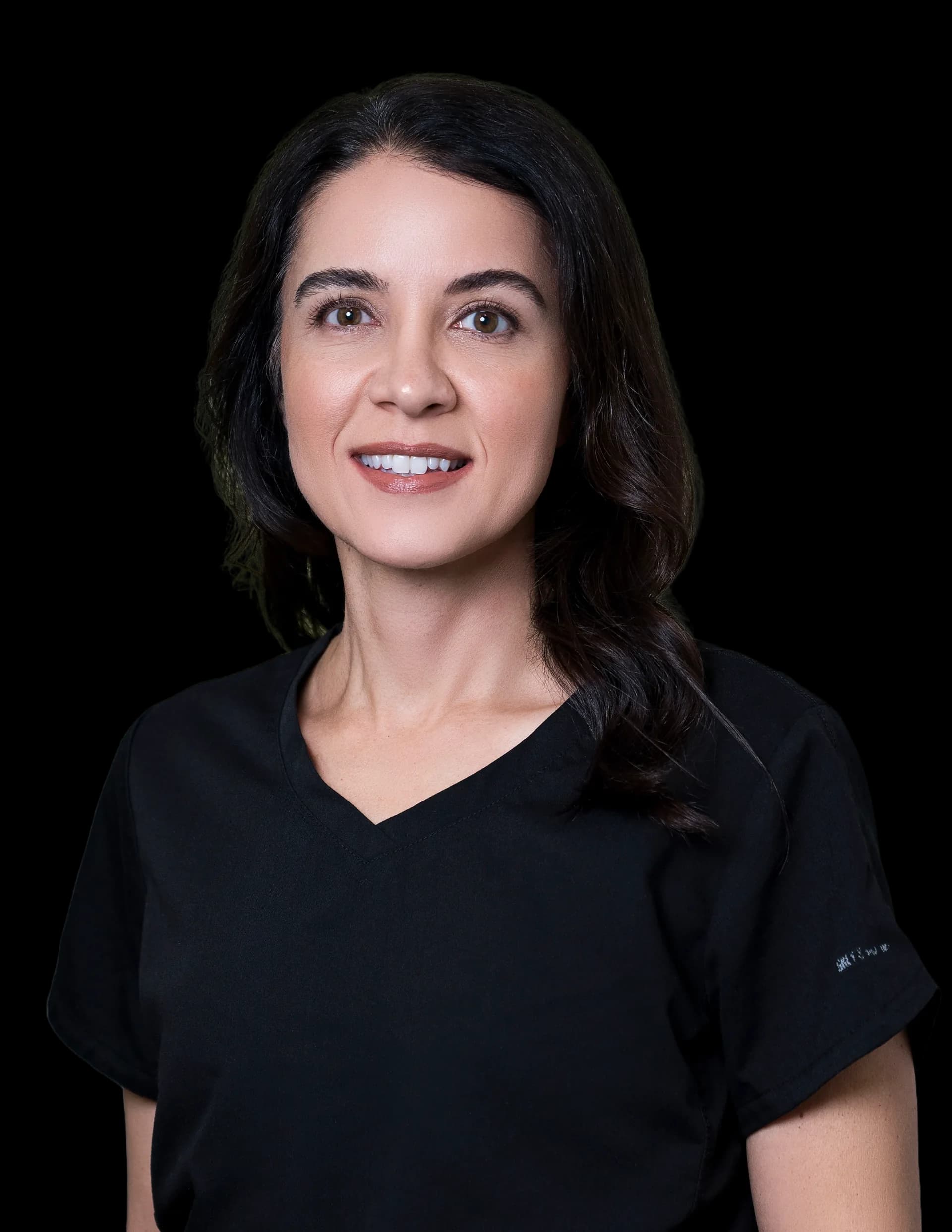 Dr. Saleh welcoming a patient