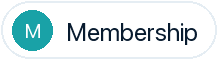 In-office membership footer badge